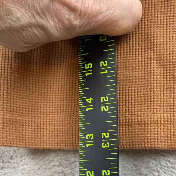 Hurley Youth Shirt Medium Brown Long Sleeve Henley Top Thermal Waffle Knit - Picture 4 of 8